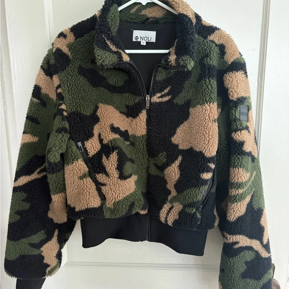 Noli Camouflage Teddy Jacket - Picture 5 of 7